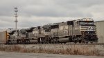 NS SD60E Locomotive leading a train